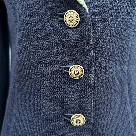 St. John 3 Piece Navy Blue Pant Set - Picture 4 of 16